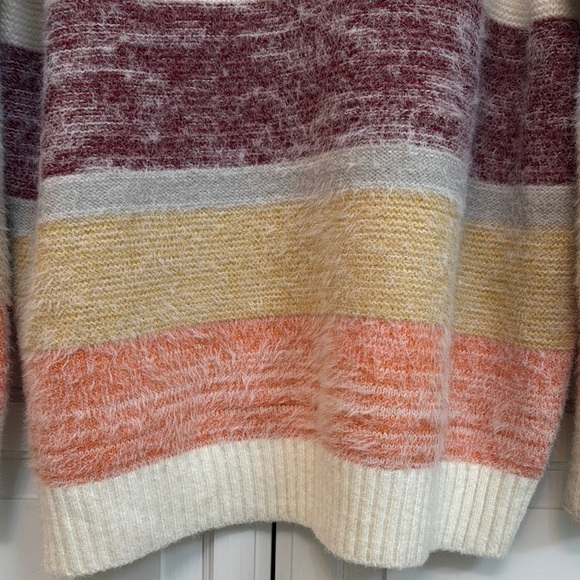 Staccato Colorful Striped Women's Sweater. Size M. - Picture 5 of 8